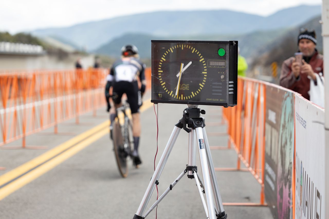 The clock at the start reminds everyone of who their true opponent is in the ITT.