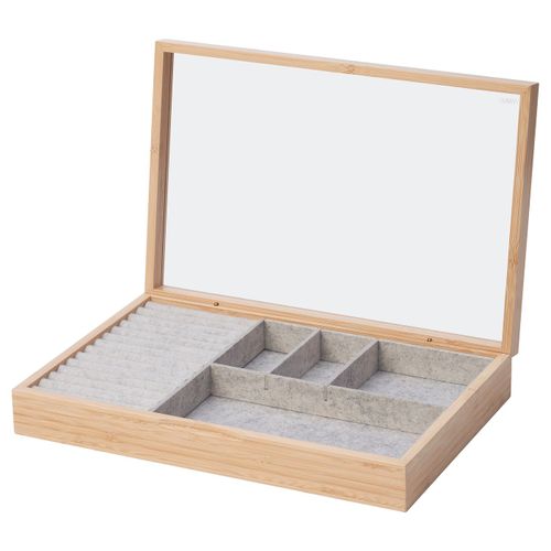 Halsrem Jewelry Box With Compartments 13x8 &frac34; "