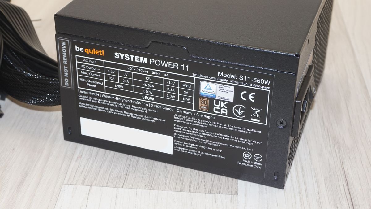 Be Quiet! System Power 11 550W