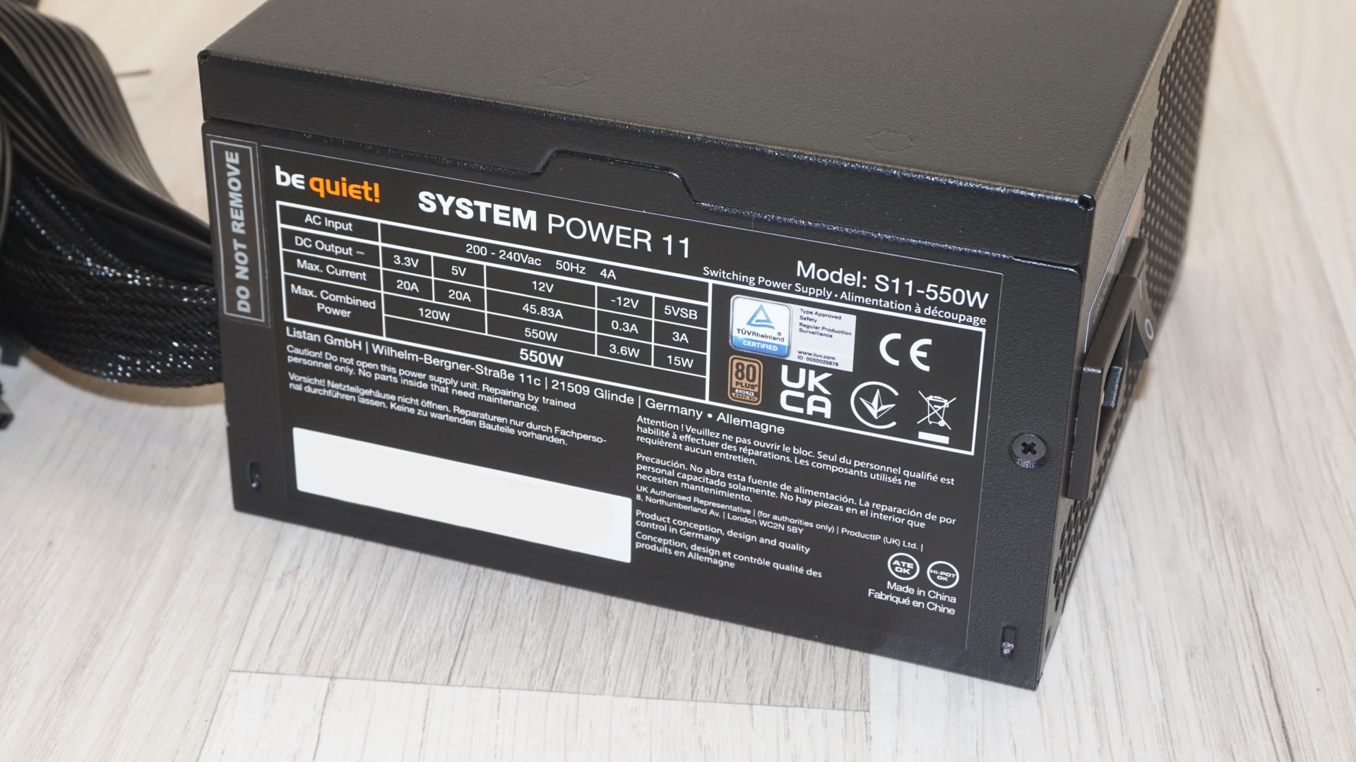 Be Quiet! System Power 11 550W