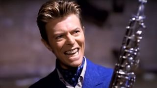 screenshot from official black tie white noise video david bowie