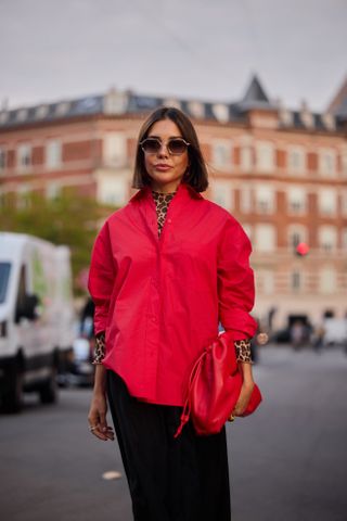 Copenhagen Fashion Week Street Style Leopard Print