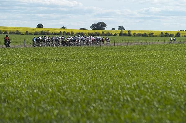 Attacks were hard to manufacture on the flat roads from Yarrawonga to Cobram.