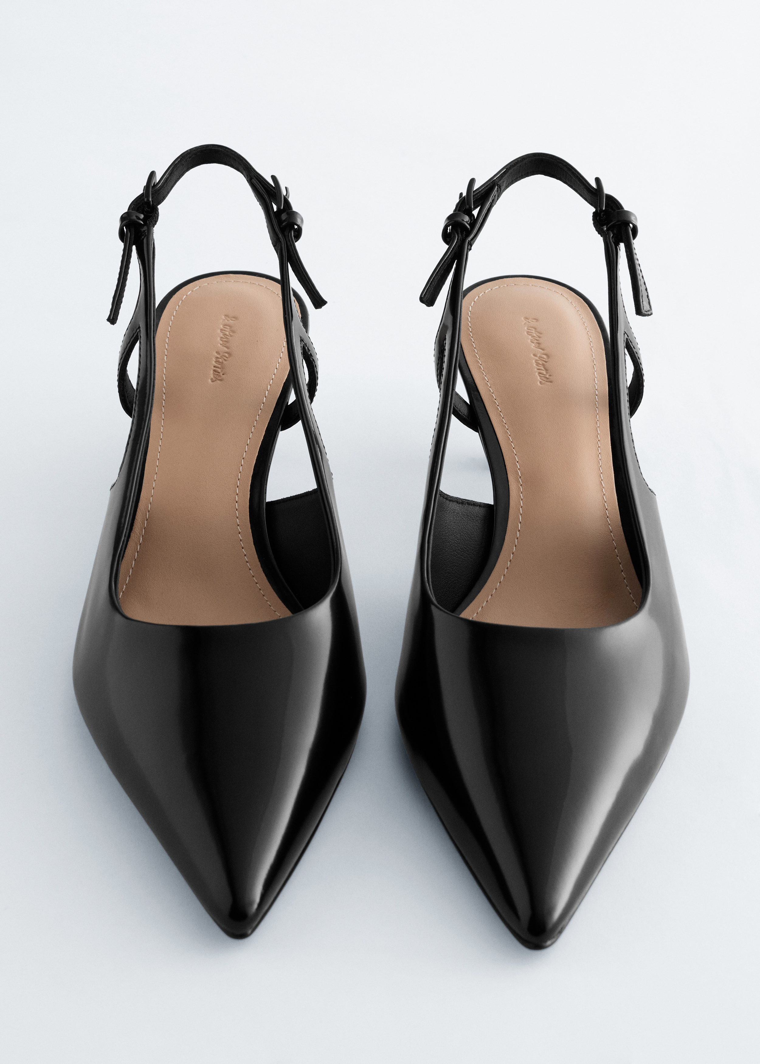 Patent Leather Slingback Pumps