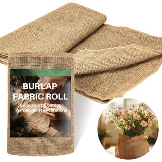 MAQIHAN Burlap Fabric Roll