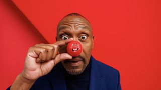 Lenny Henry in a red nose for Comic Relief 2024