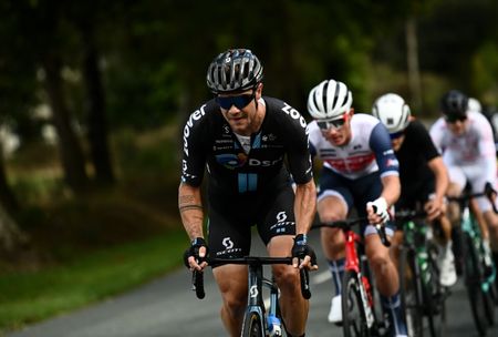 Nico Roche riding his final professional race at the Irish National Championships road race 2021