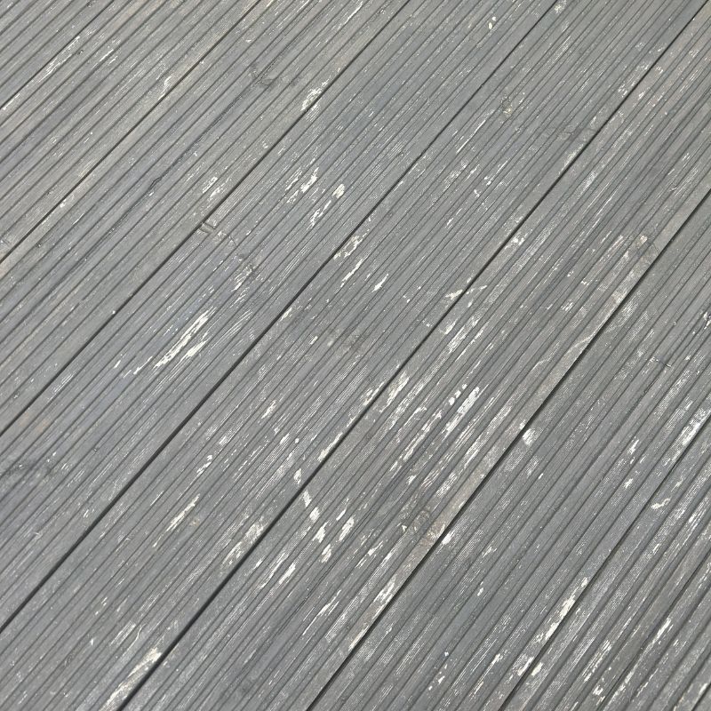 Webb pressure washer on decking - after with visible removal of stain