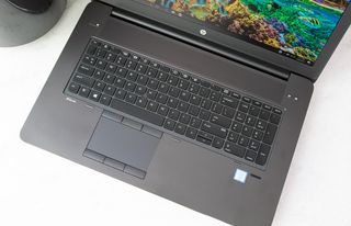 HP Zbook 17 G4 keyboard wide
