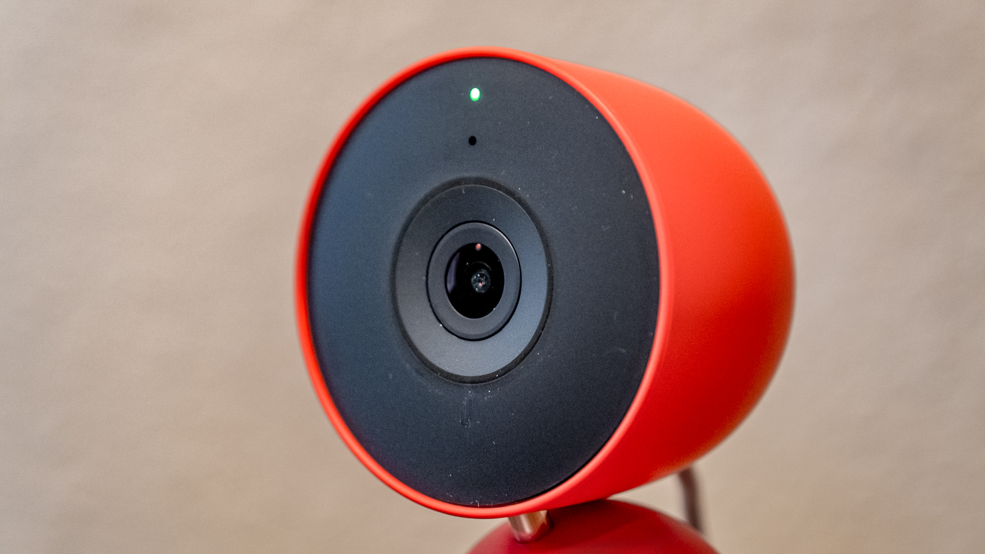 Google Nest Doorbell (wired, 3rd gen) on a shelf