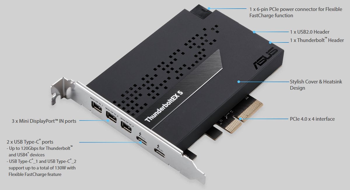 Asus ThunderboltEX 5 expansion card