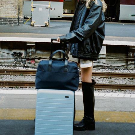 Woman with luggage