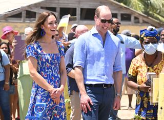 Catherine, Duchess of Cambridge and Prince William, Duke of Cambridge visit Hopkins in Belize
