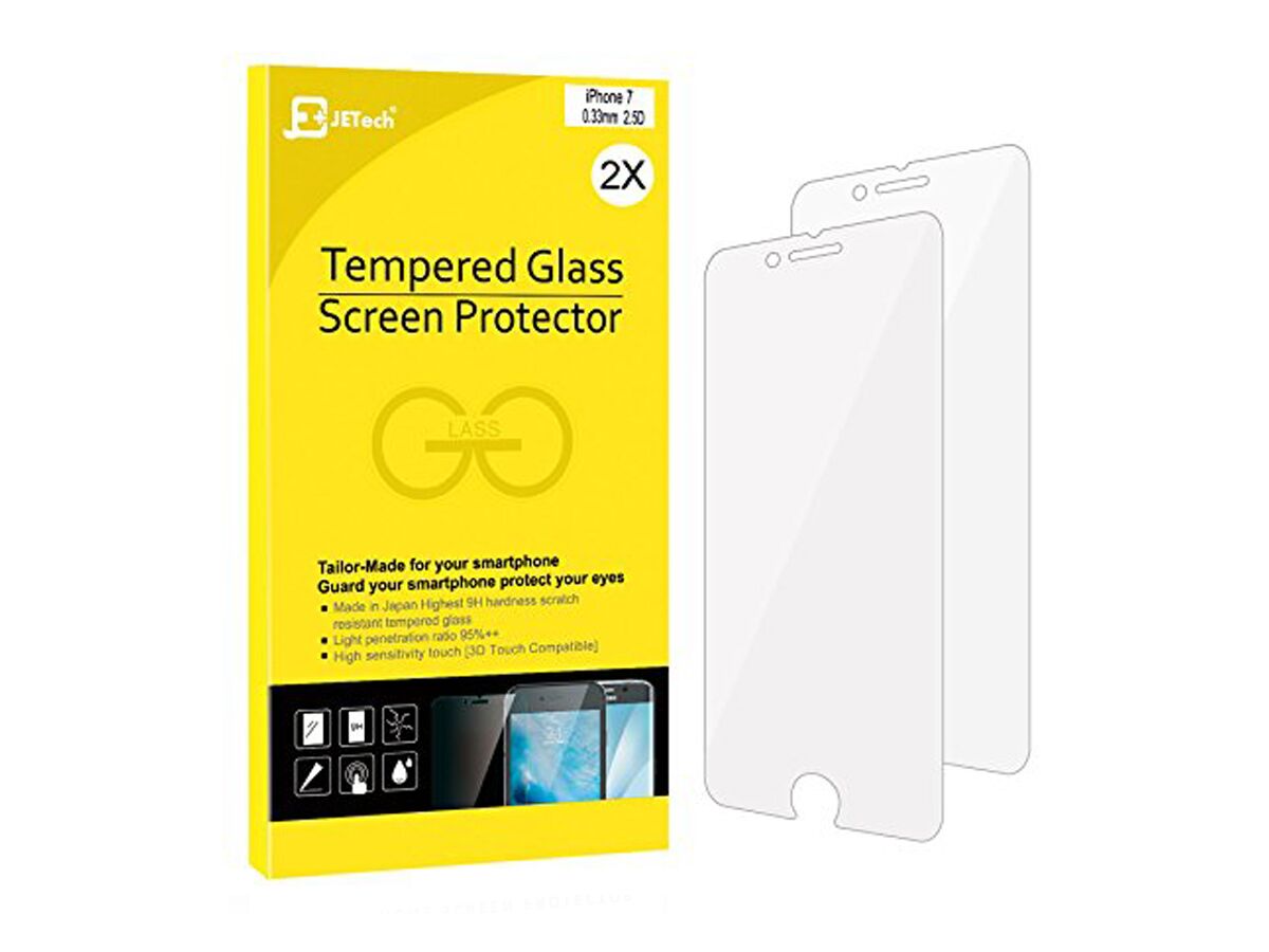 Jetech Premium Tempered Glass Screen Protector 2-Pack