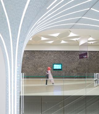 Doha Metro Network UNStudio interior detail