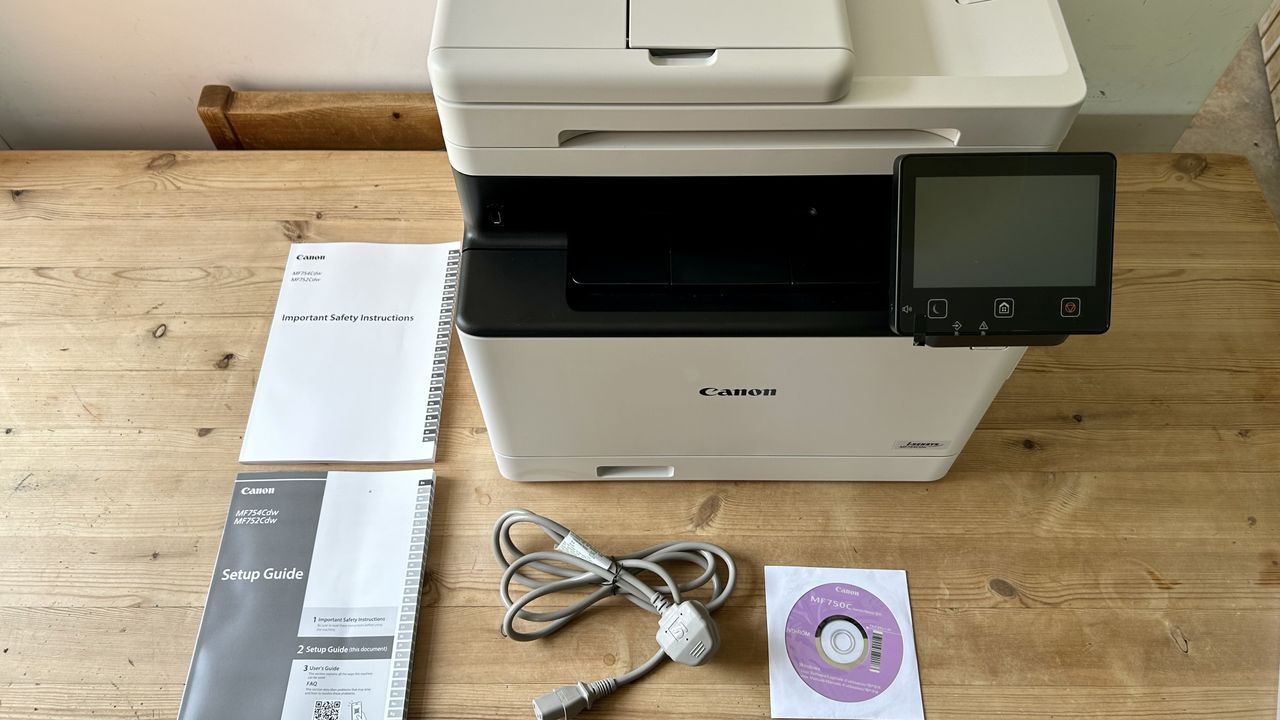 Canon Color imageCLASS MF753Cdw during our review