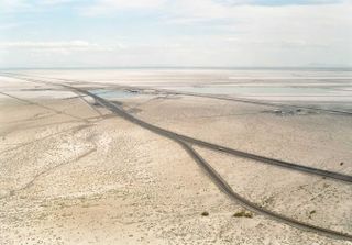 Victoria Sambunaris, Untitled (Potash Mine, Distant View), Wendover, Utah, 2004. Collection: Lannan Foundation