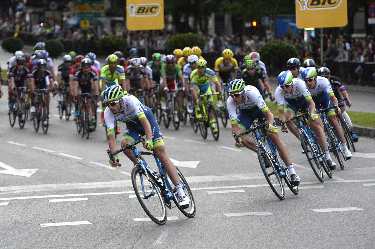Orica-GreenEdge leading on one of the circuits