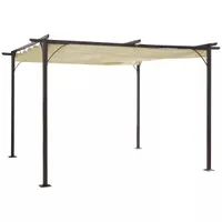 Outsunny Retractable Pergola Canopy