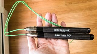 The Bear KompleX Aluminum Speed Jump Rope is the best jump rope for travel