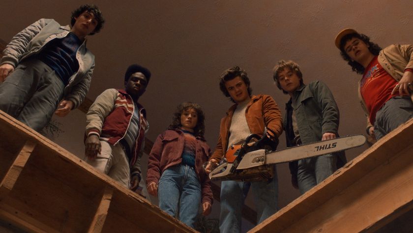 Steve holding chainsaw in Stranger Things Season 5
