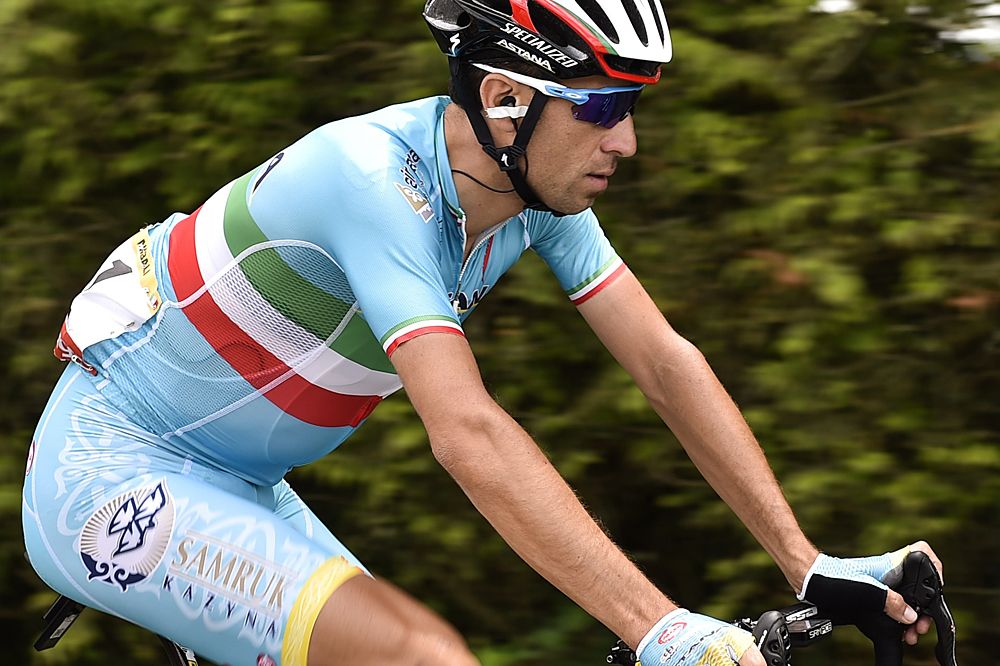 Italian champion Vincenzo Nibali (Astana)