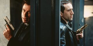 John Travolta and Nicolas Cage in Face/Off