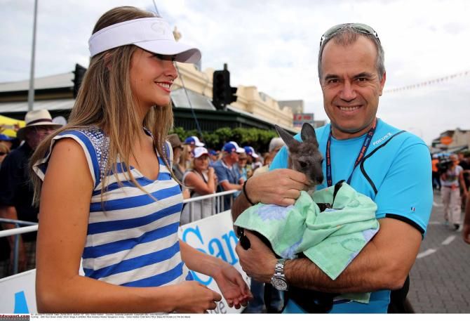 Ag2r-La Mondiale manager Vincent Lavenu at the Tour Down Under.