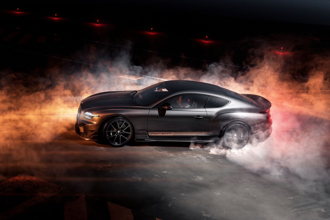 The new Bentley Supersports, looking gothic and cool