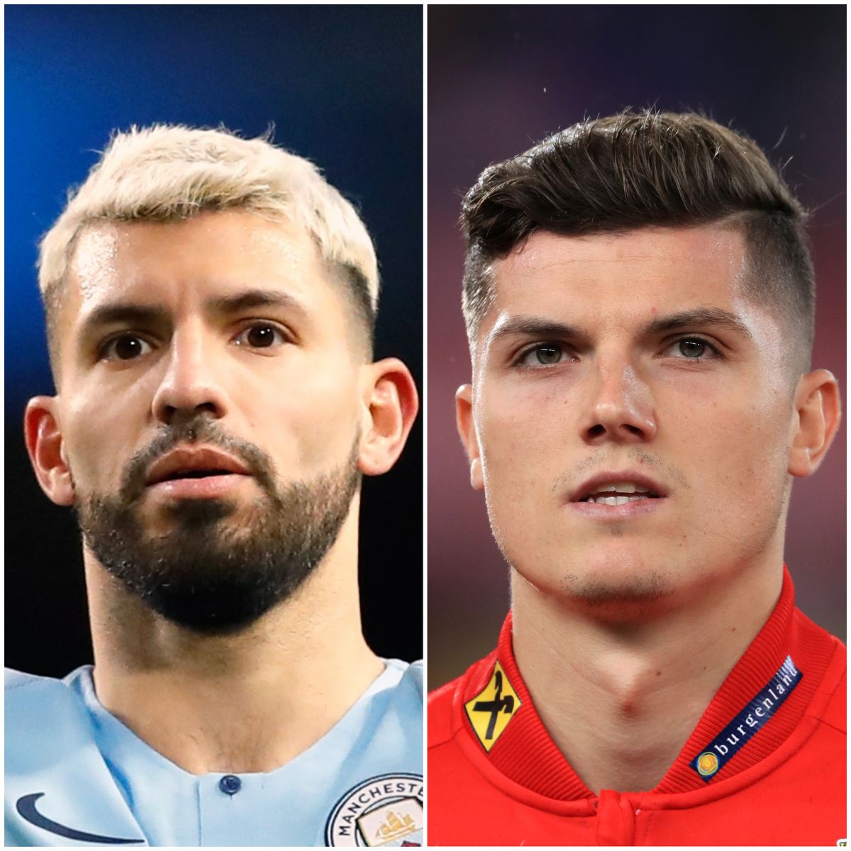 Sergio Aguero and Marcel Sabitzer