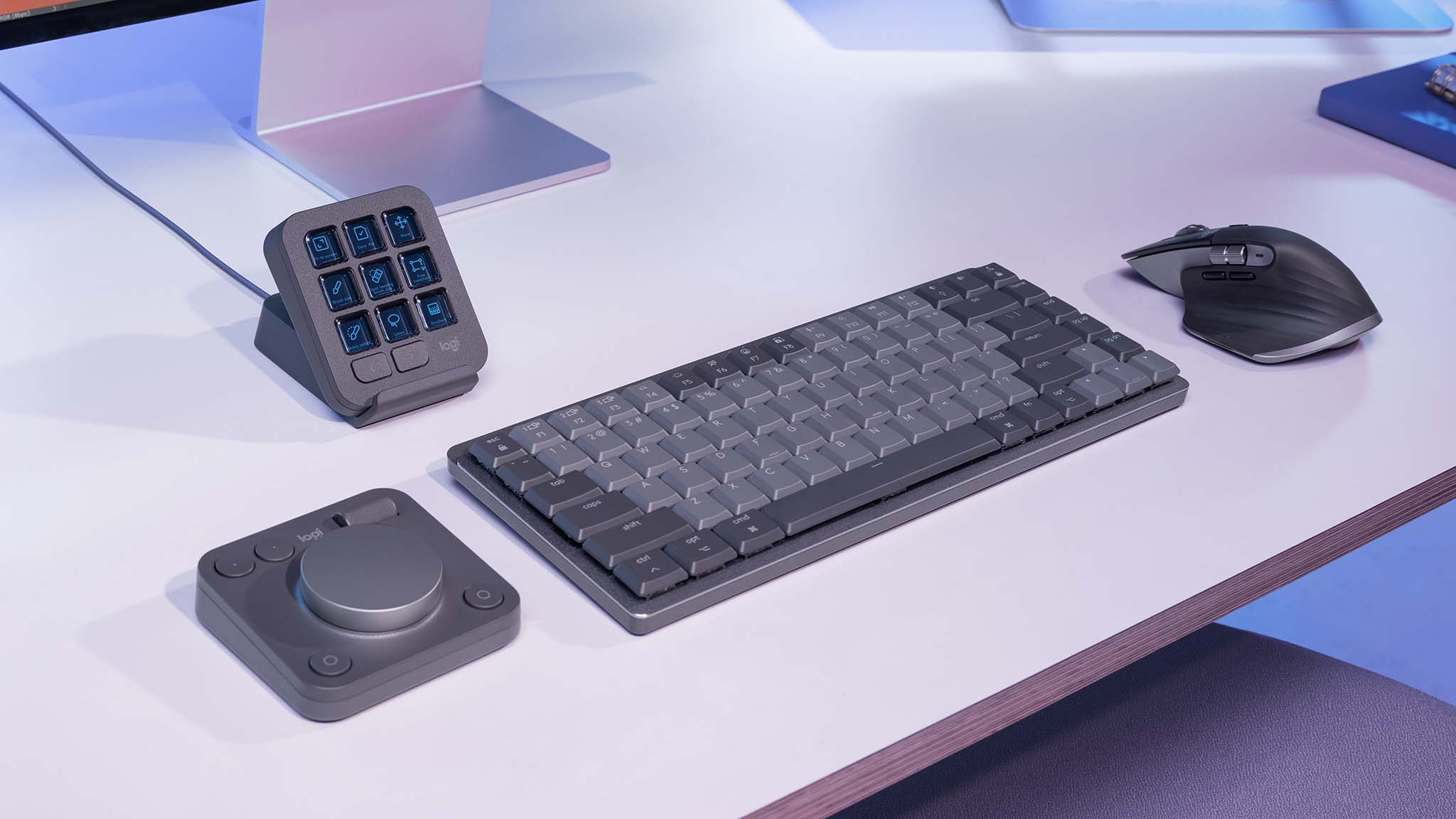 Logitech's new accessory with nine customizable full-color display keys makes the creative process easier when working in Adobe apps