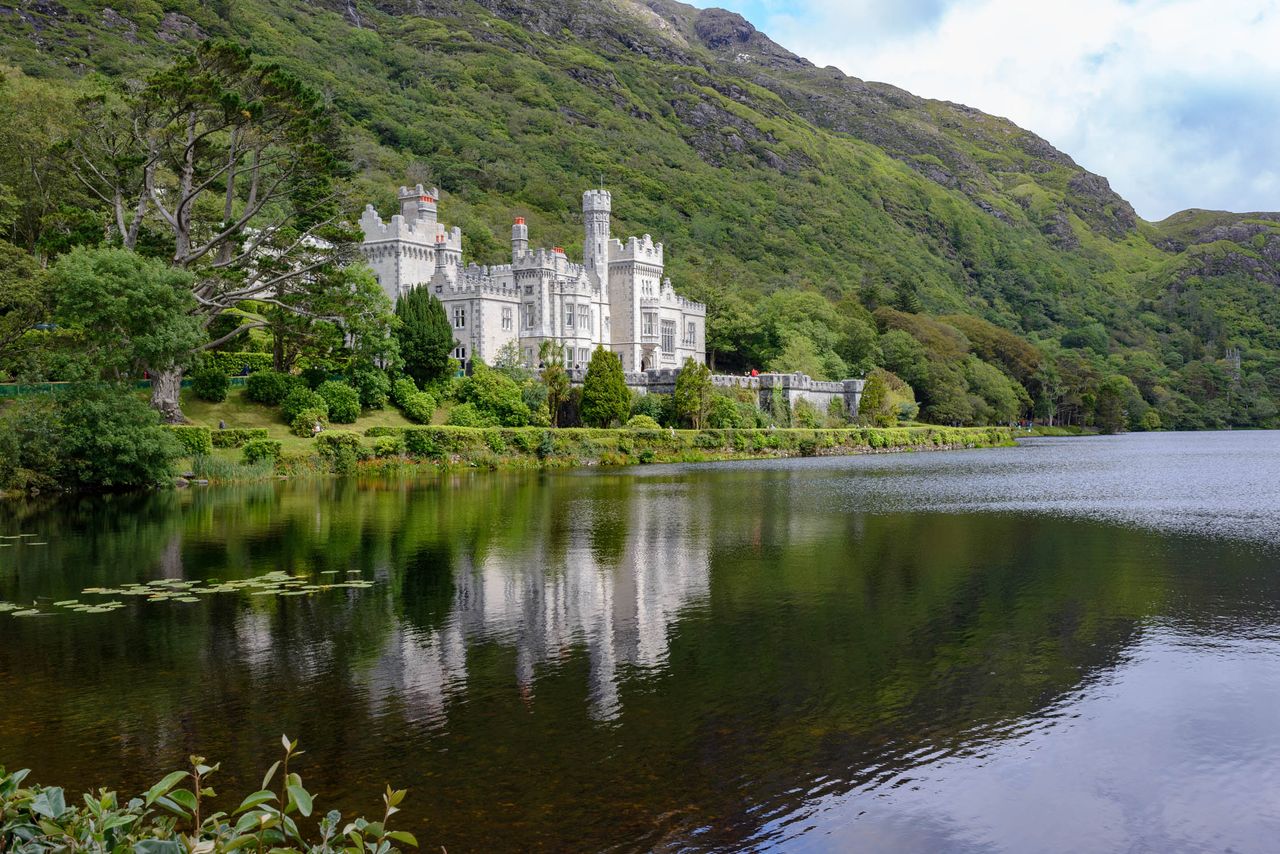 Kylemore Abbey, looking out across Pollacappul Lake. Photograph by Zara Napier; Zara is on Instagram at @zaranapier1.