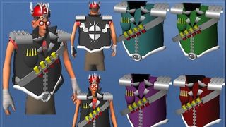 An ugly remodel of the Scout from TF2, resembling a biker.
