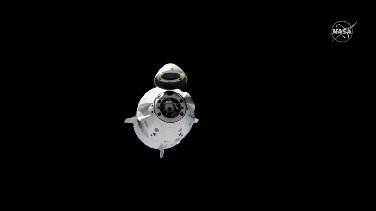 SpaceX's first Crew Dragon spacecraft undocked from the International Space Station at 2:32 a.m. EST (0732 GMT) on March 8, 2019 to end its Demo-1 test flight for NASA.