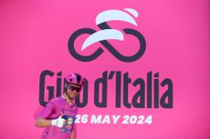 Jonathan Milan (Lidl-Trek) before stage 5 of the Giro d'Italia