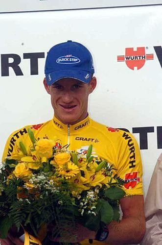 Michael Rogers (Quick.Step) and flowers