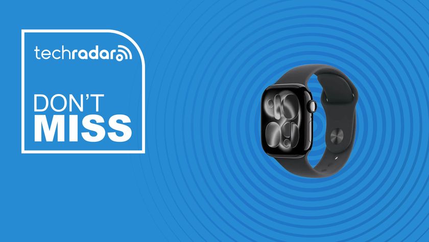 The Apple Watch Series 11 on a blue background with text saying Don&#039;t Miss.