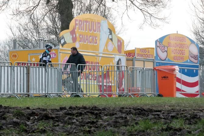 These businesses should be doing brisk business this weekend in Hoogerheide, Netherlands