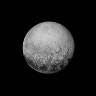 Pluto's mysterious far side, as seen by NASA's New Horizons spacecraft in July 2015.