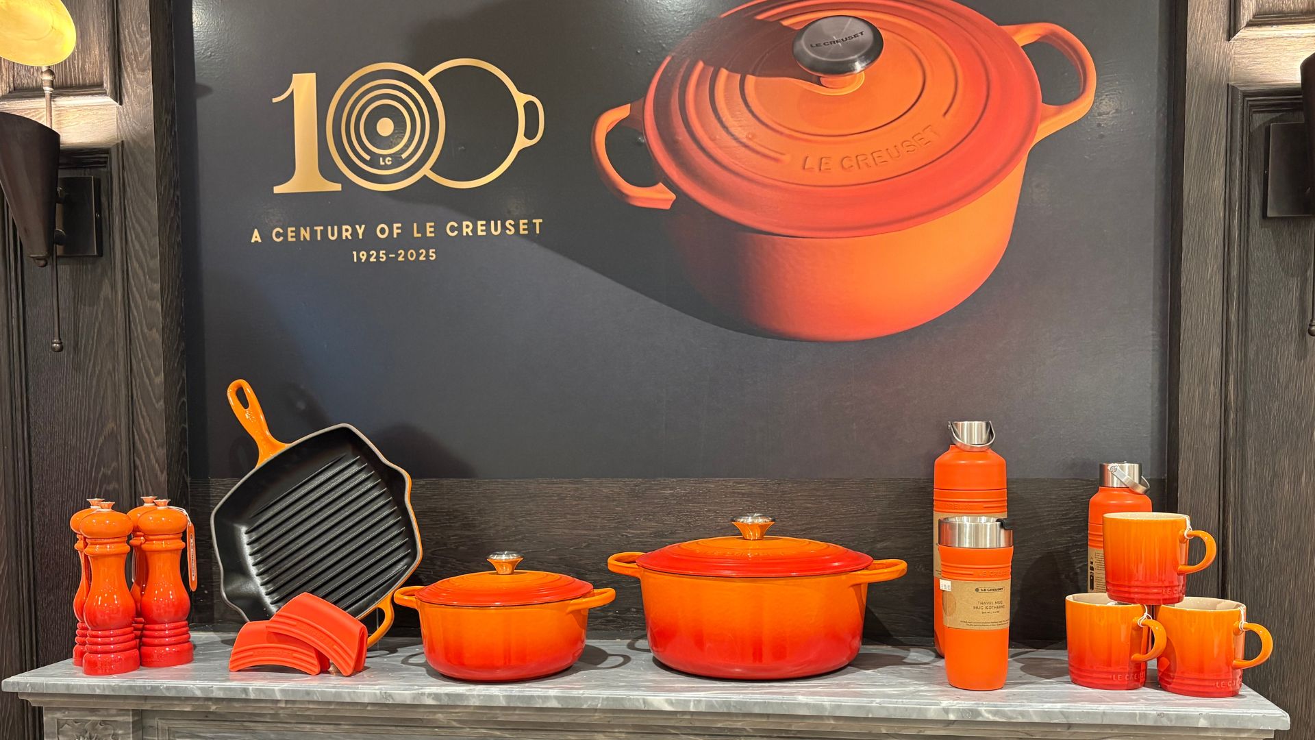 Le Creuset Cast Iron fire orange set