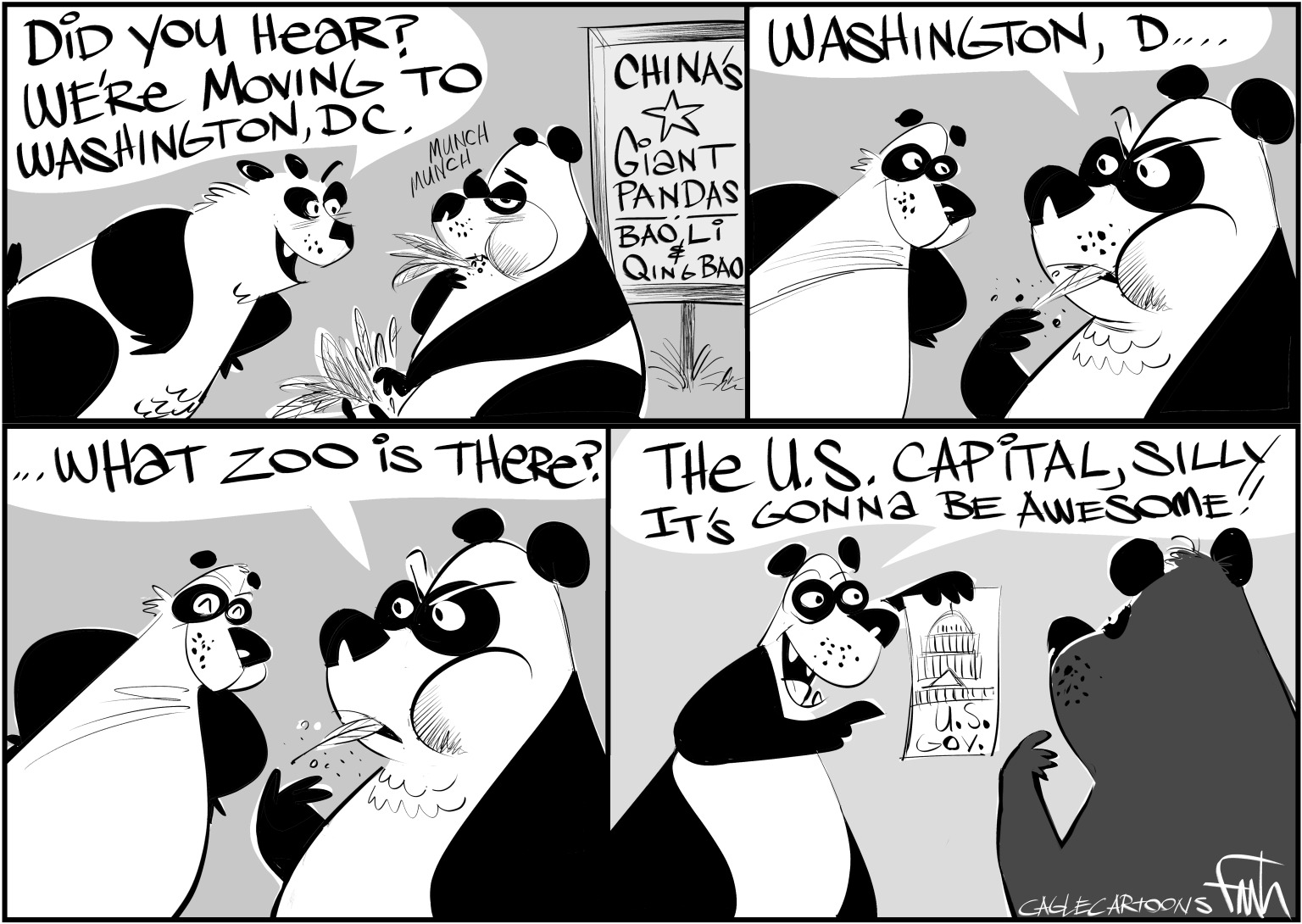 Political cartoon
