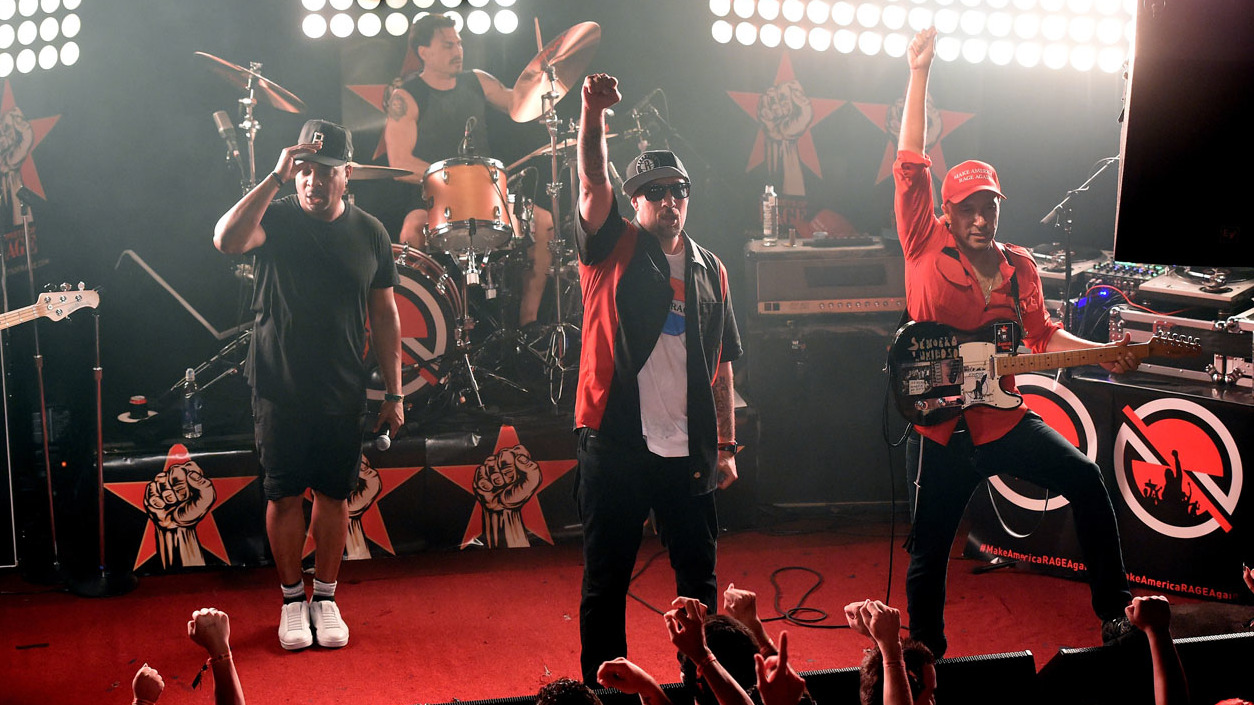 Prophets Of Rage at their first show last night