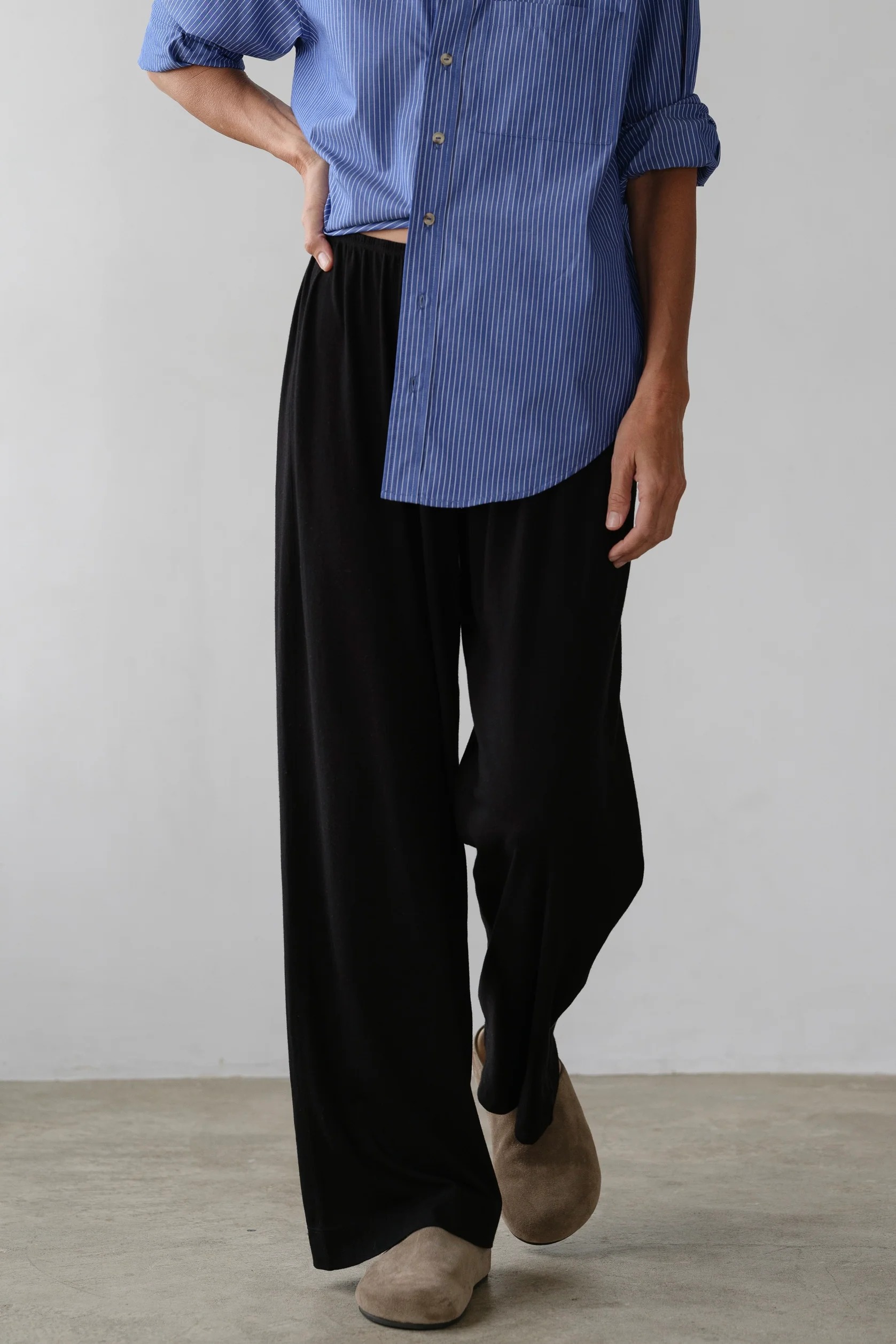 DONNI., The Jersey Simple Crop Pant