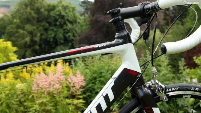 Aluminum frames come with external cable routing