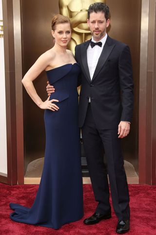 Amy Adams Darren Le Gallo At The Oscars 2014
