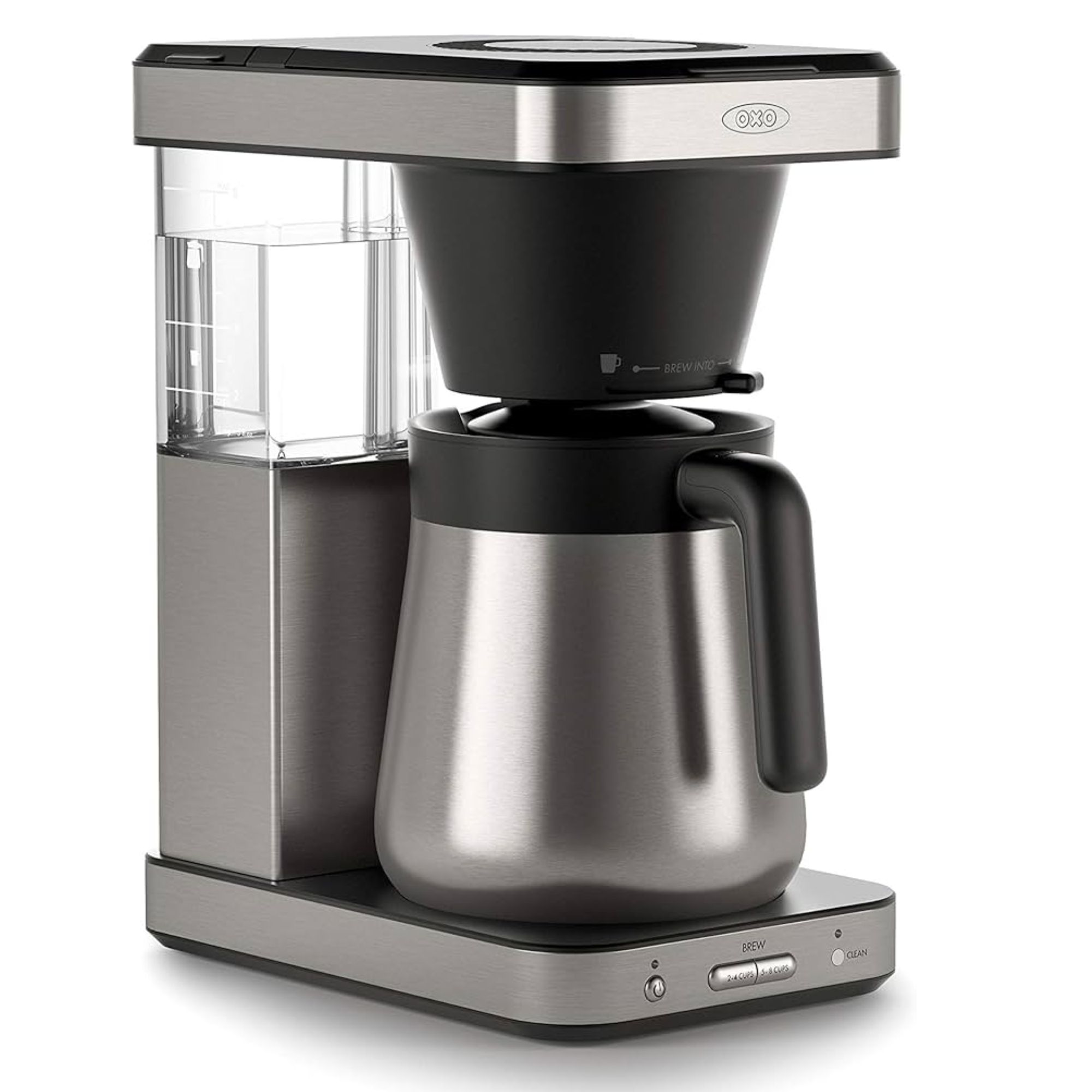 OXO brew 8 cup coffee maker in silver