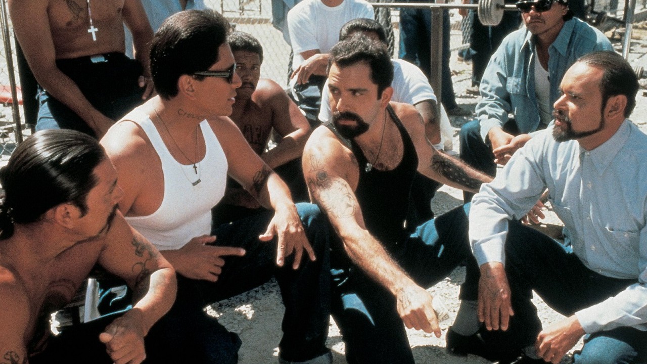 The gang in Blood In Blood Out