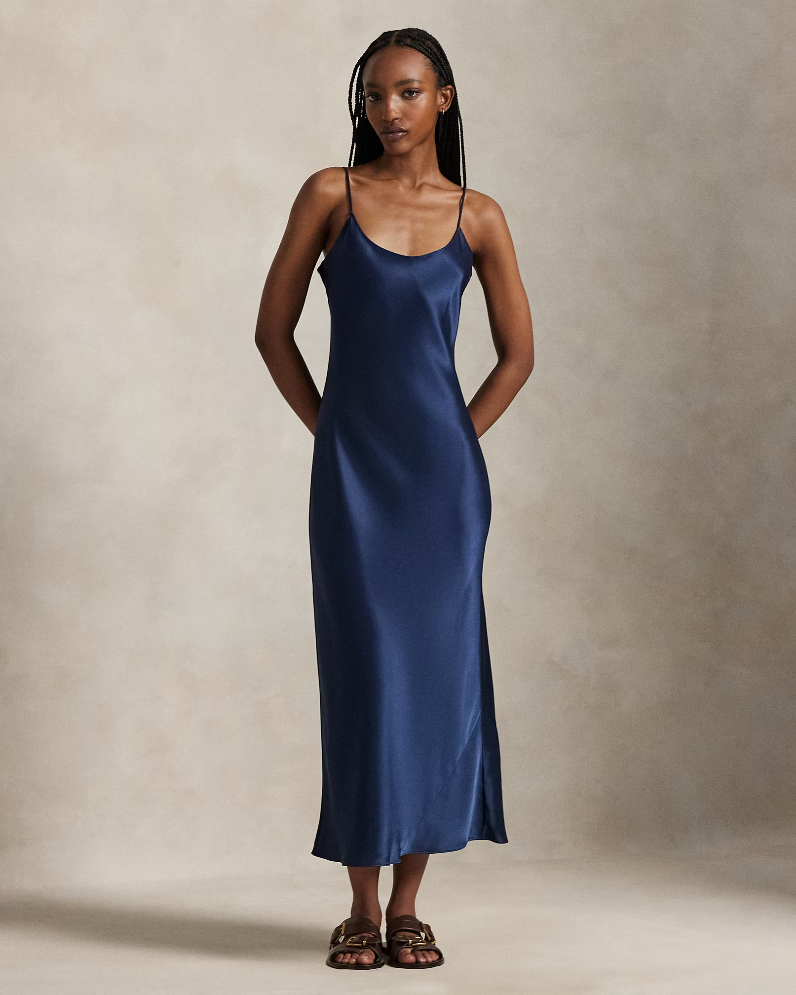 ralph lauren, Satin Slip Dress
