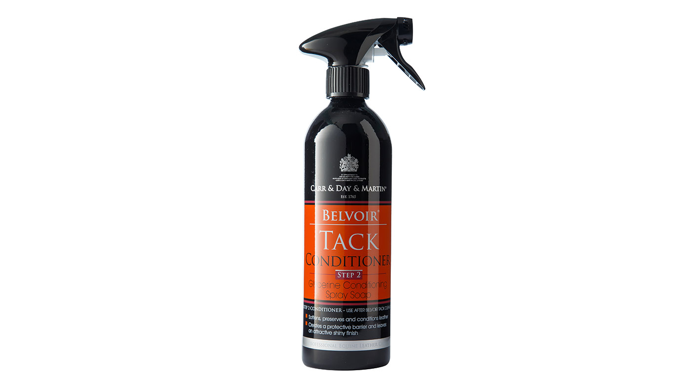 Carr &amp;amp; Day &amp;amp; Martin Belvoir Step 2 tack conditioner spray. Best saddle soaps