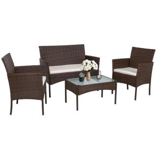Walsunny 4-Piece Patio Set against a white background.